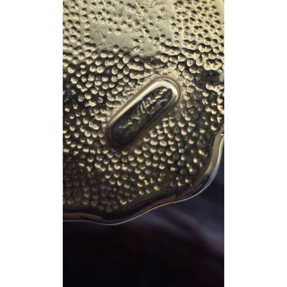 Vtg Anchor Crest Brooch Pin Signed Ginnie Johanson Gold Tone Nautical *Rare - Picture 5 of 6